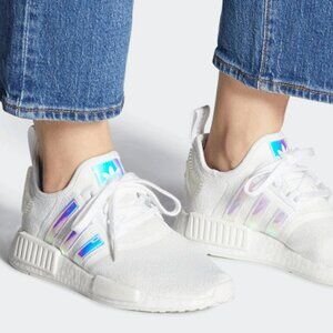 Adidas NMD R1 Cloud White Iridescent FY1263 Sz 8